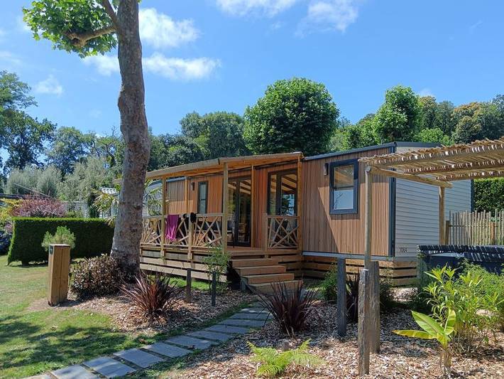 Mobil home pour 6 personnes, avec bassin pour enfant à Taden - 3