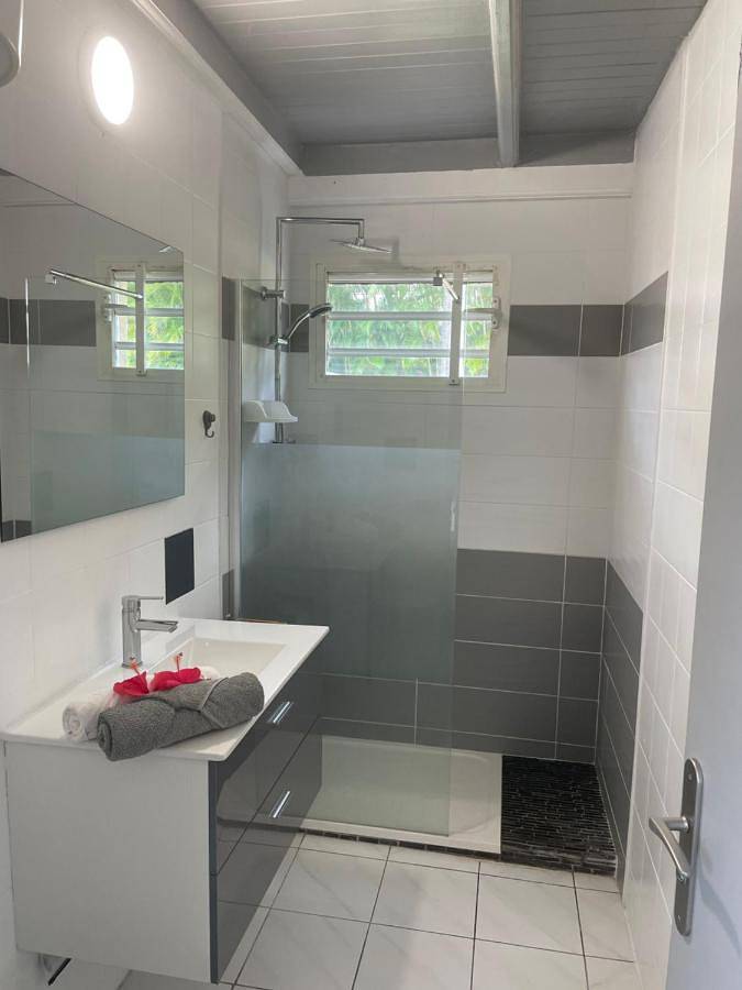 Gîte pour 5 personnes, avec vue ainsi que piscine et jardin, animaux acceptés dans Marina du Marin - 4