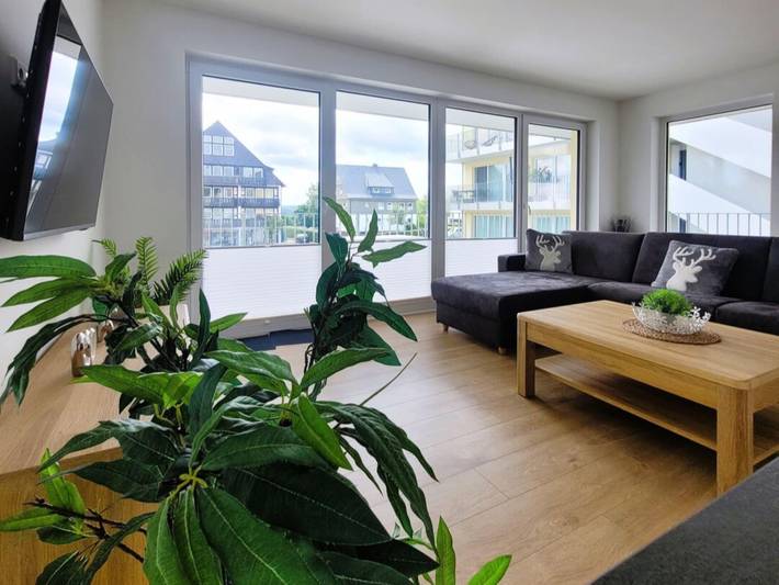 Lodge voor 6 personen, met Balkon en Sauna in Sauerland