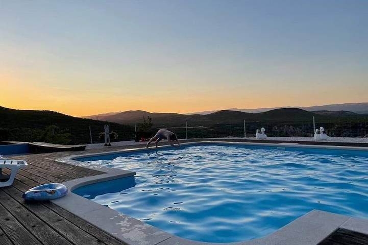 Ferienhaus für 8 Personen, mit Balkon