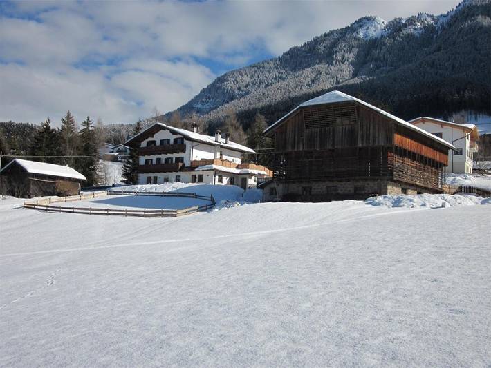 Bauernhof für 4 Personen, mit Balkon und Garten sowie Ausblick auf der Seiser Alm