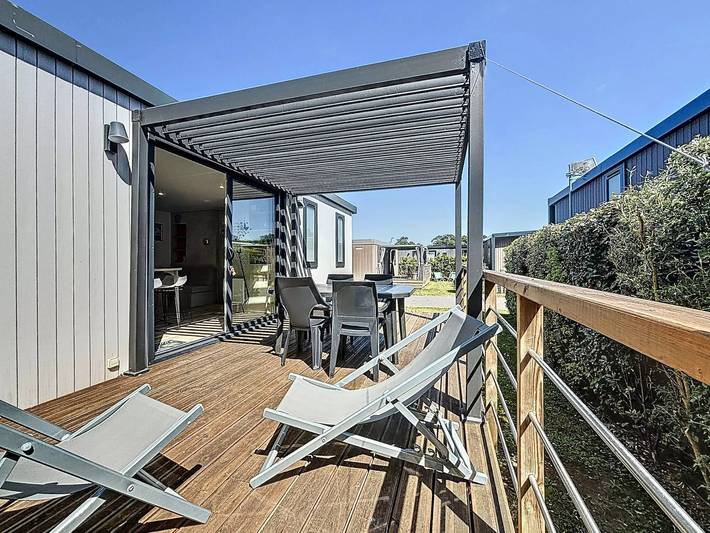 Villa pour 4 personnes, avec terrasse et piscine, animaux acceptés en Normandie
