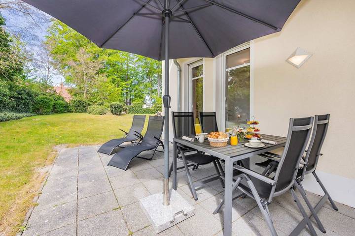 Ganze Wohnung, Haus Dünenwald 15 - Sonneninsel: 57 m², Terrasse & 300 m zum Sandstrand in Strand Zinnowitz, Zinnowitz