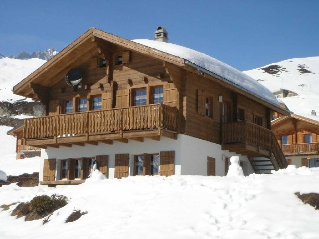Ganze Ferienwohnung, Amoos-Chalet Mischabel-Belalp - 3 Zimmerwohnung mit Vorplatz 1 in Belalp, Naters