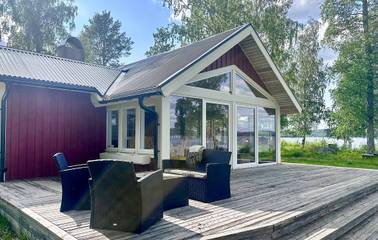 Chalet für 7 Personen, mit Terrasse und Garten, kinderfreundlich in Nordschweden