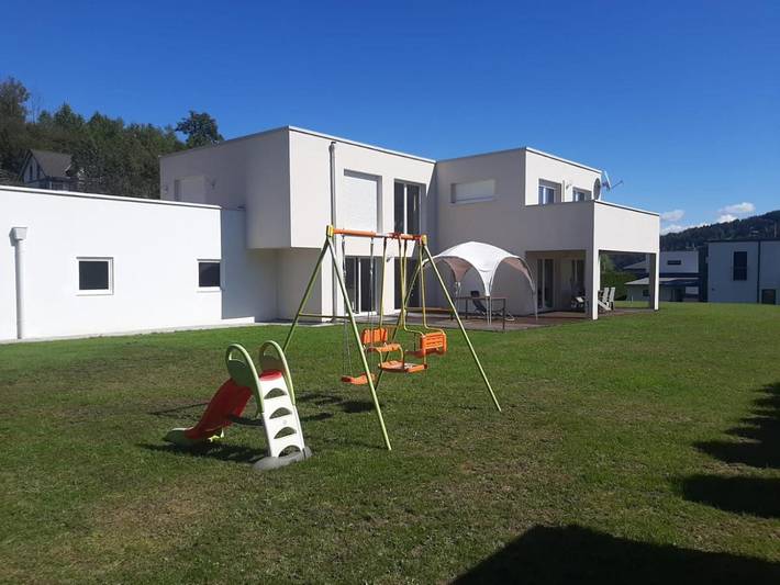 Ferienwohnung für 4 Personen, mit Ausblick und Garten, mit Haustier