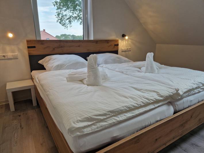 Ferienwohnung für 4 Personen, mit Balkon und Ausblick sowie Sauna, mit Haustier in Hasetal - 2