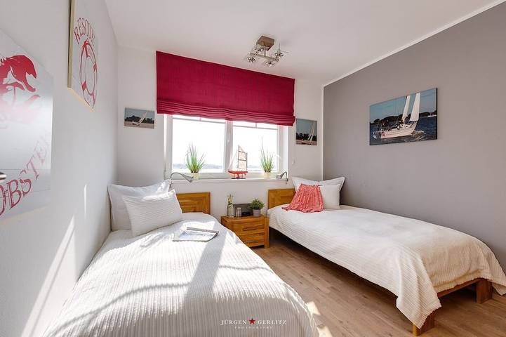 Vacation home Captains Hus directly on the Baltic Sea beach in Olpenitz, Kappeln