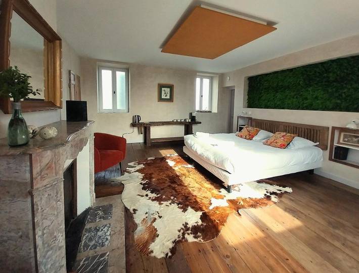 Chambre d’hôte pour 2 personnes, avec jardin et vue