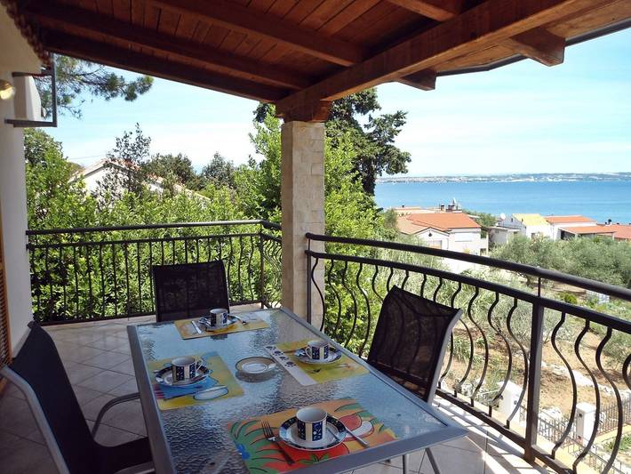 Ferienhaus mit Meerblick in Poljana, Insel Ugljan
