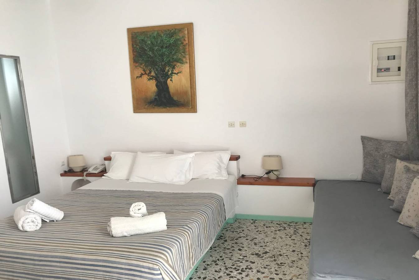 Villa für 3 Personen mit Meerblick in Firostefani, Thera