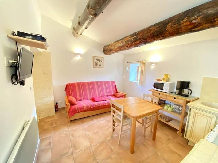 Location de vacances pour 2 personnes, avec piscine ainsi que jardin et vue à Saint-Sauveur-de-Cruzières - 4