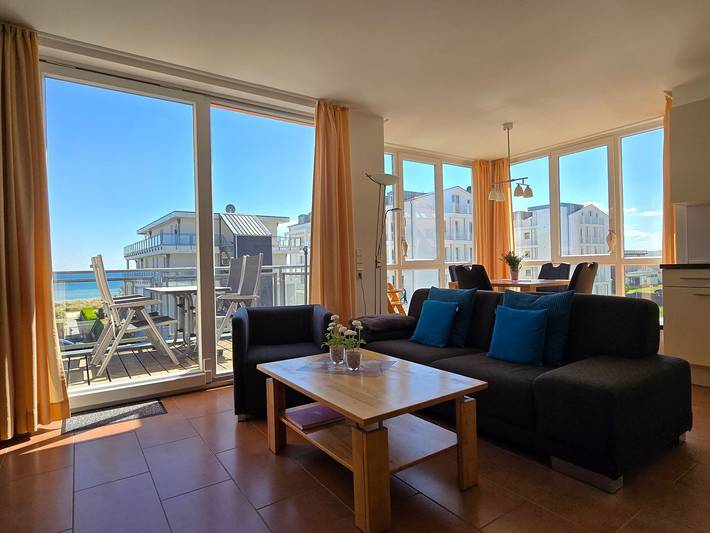 Ferienwohnung für 4 Personen, mit Balkon und Whirlpool sowie Sauna - 1