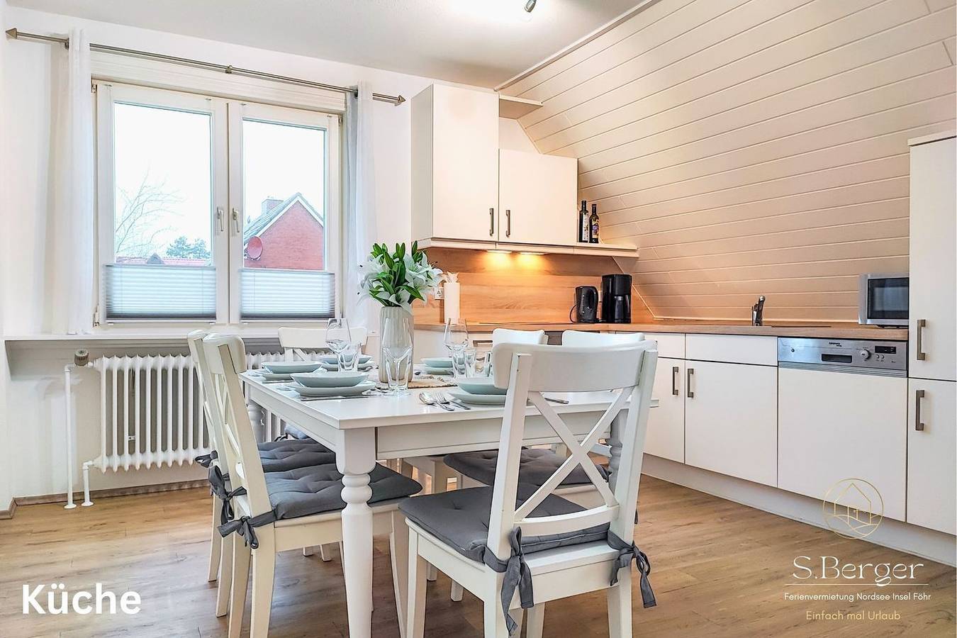 Ganze Wohnung, "Urlaub in der idyllischen Ferienwohnung Brauer auf Föhr: Ihr Traumziel!" in Wyk auf Föhr (Stadt), Wyk auf Föhr