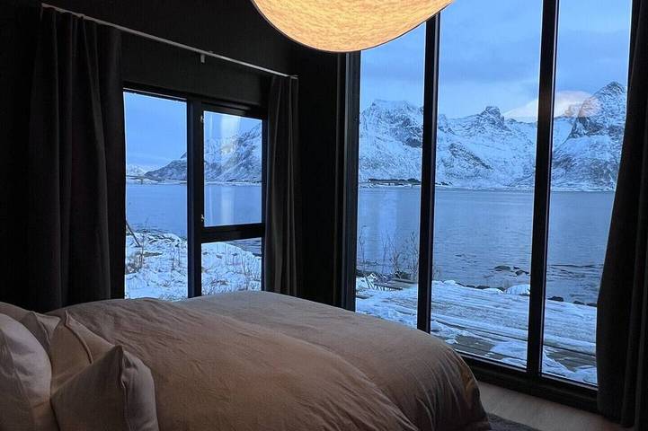 Blockhütte für 8 Personen, mit Sauna und Garten auf den Lofoten - 2