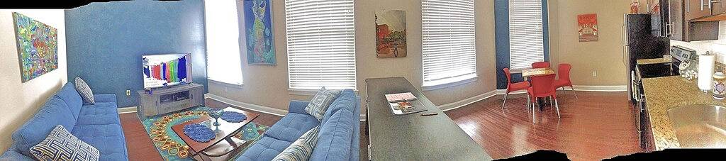 Ganze Wohnung, Zentral gelegen 2 Schlafzimmer 2 Bad. 6 Personen Ausgezeichneter Blick auf den Marktplatz in Knoxville, Knox County (TN)