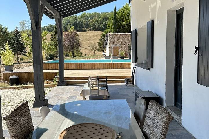 Maison de vacances pour 8 personnes, avec Terrasse et Jardin à Monflanquin