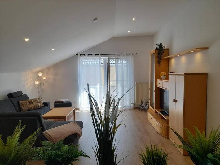 Ferienwohnung für 6 Personen, mit Balkon und Ausblick