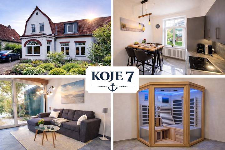 Ferienwohnung für 4 Personen, mit Garten und Sauna
