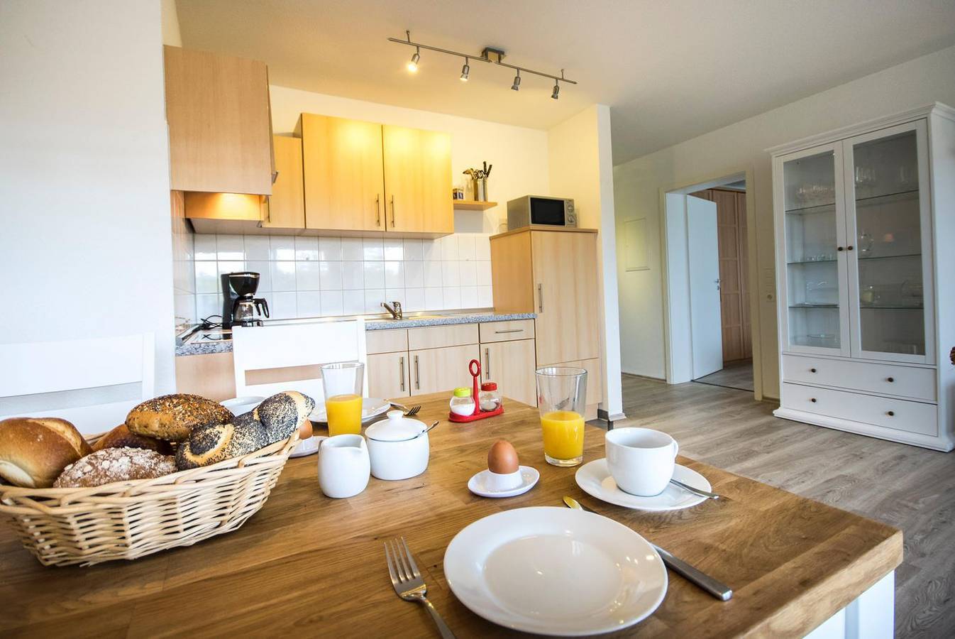 Ganze Wohnung, B3.2 - Familienfreundliche Ferienwohnung mit Balkon und Meerblick in Cuxhaven Sahlenburg in Sahlenburg Strand, Cuxhaven