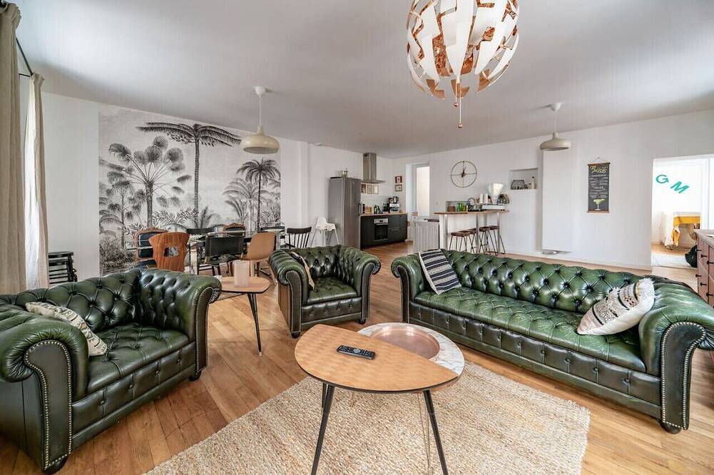Entire apartment, Design-Wohnung, allen Komfort, Stadtzentrum, 3 Schlafzimmer in Vichy, Vichy region