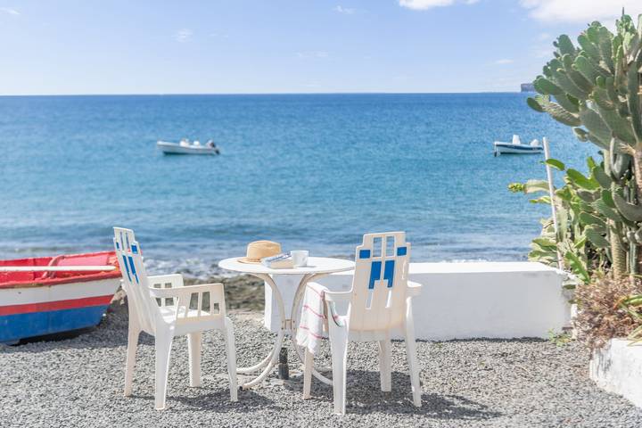 Maison de vacances 'Callao 1' avec vue mer, Wi-Fi et climatisation in Quemada Beach, Yaiza