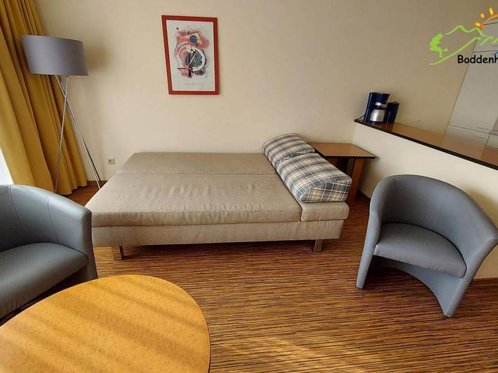 Ganze Ferienwohnung, Boddenhof Apartment 44 - Terrasse, Hund willkommen - Boddenhof Stedar Ferienwohnung 44 – Familienfreundlich, mit Terrasse und Wlan in Buschvitz, Bergen auf Rügen und Umgebung