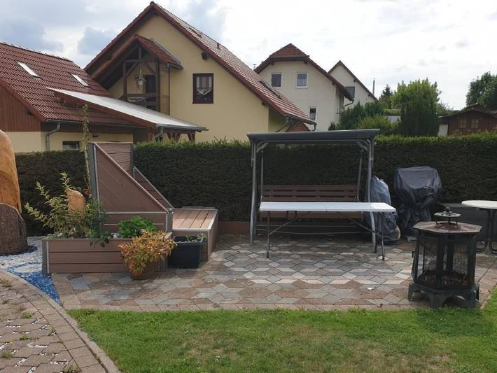 Ferienwohnung für 6 Personen, mit Balkon und Terrasse sowie Garten in Walldorf (Werra)