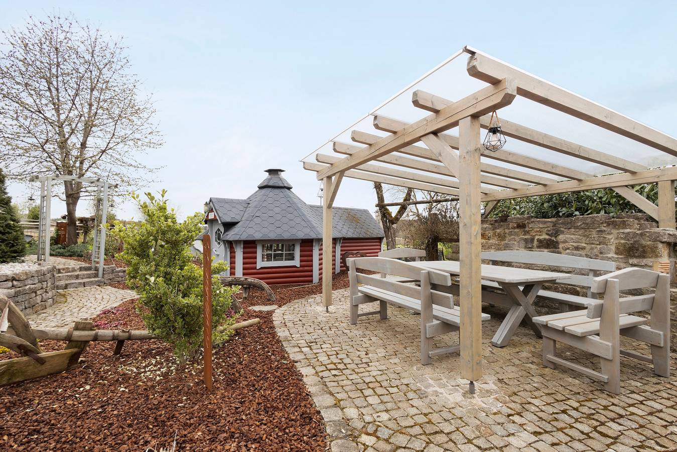 Ferienhaus 'Annodazumol' mit privater Terrasse, privatem Garten und Wlan in Waischenfeld, Frankenalb