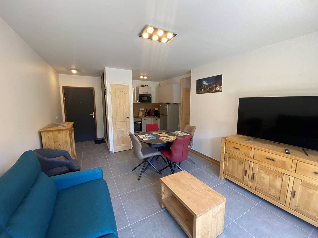 Hel lejlighed, New apartment 2 rooms, parking included, near free bus in Valmorel, Les Avanchers-Valmorel