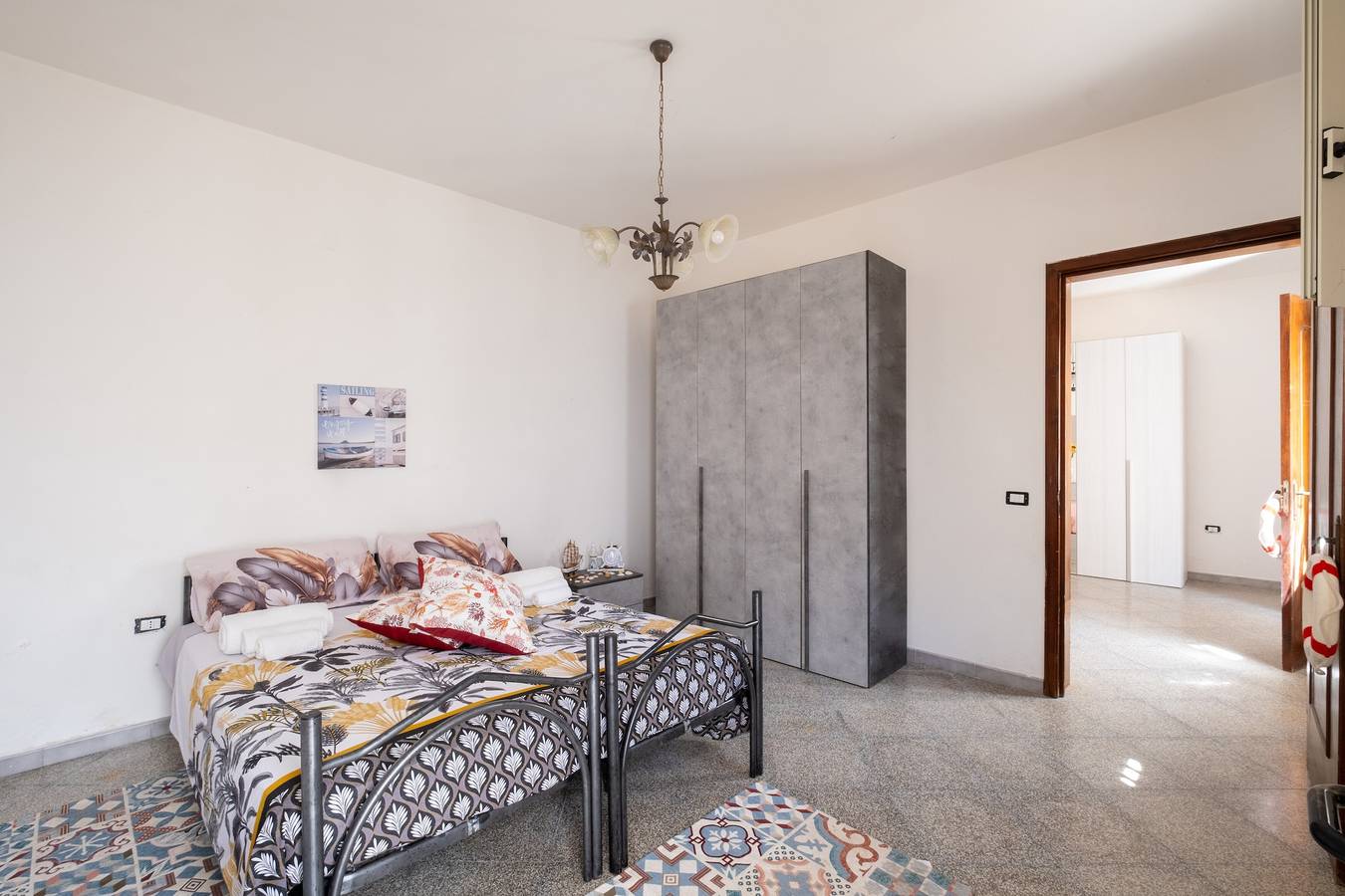 Casa vacanze 'Luna Di Mare' con vista mare, terrazza condivisa e aria condizionata in Sant'Isidoro, Golfo di Taranto