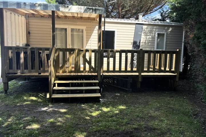 Camping pour 6 personnes, avec Terrasse et Piscine dans Lac de Biscarrosse