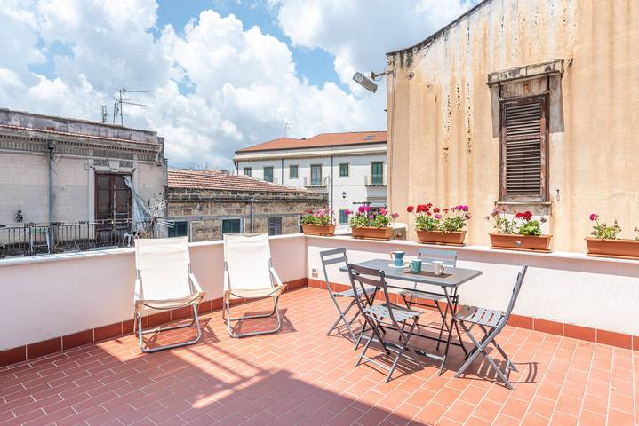 Vakantieappartement voor 4 personen, met terras in Palermo
