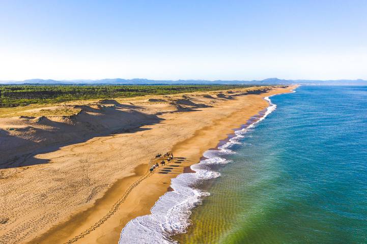 Apartamento para 12 personas, con jardín en Landes