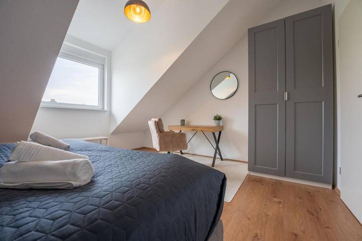 Gîte pour 4 personnes, avec vue, adapté aux familles à Hockenheim