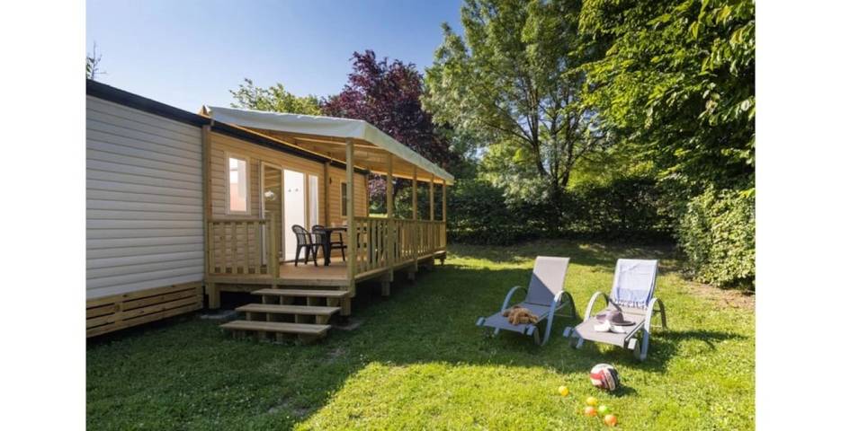 Mobil home pour 6 personnes, avec bassin pour enfant à La Romieu - 3