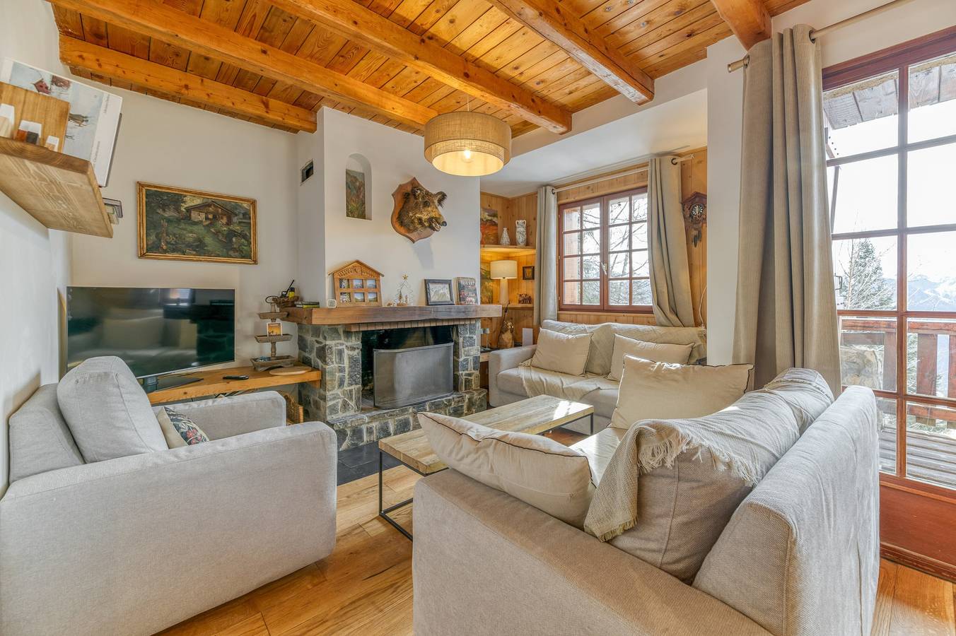 Ganze Wohnung, Ferienwohnung 'Gawal 3' mit Bergblick, privater Terrasse und Wi-Fi in Villard-Reculas, Nationalpark Écrins