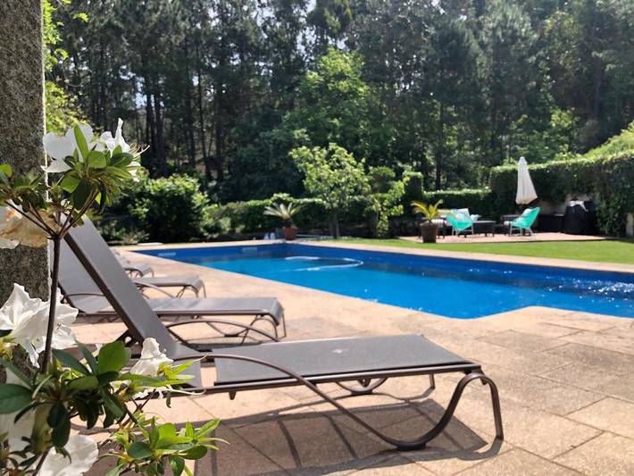 Chalet para 12 personas, con Balcón y Terraza además de Jardín y Piscina en Comarca de Vigo - 4