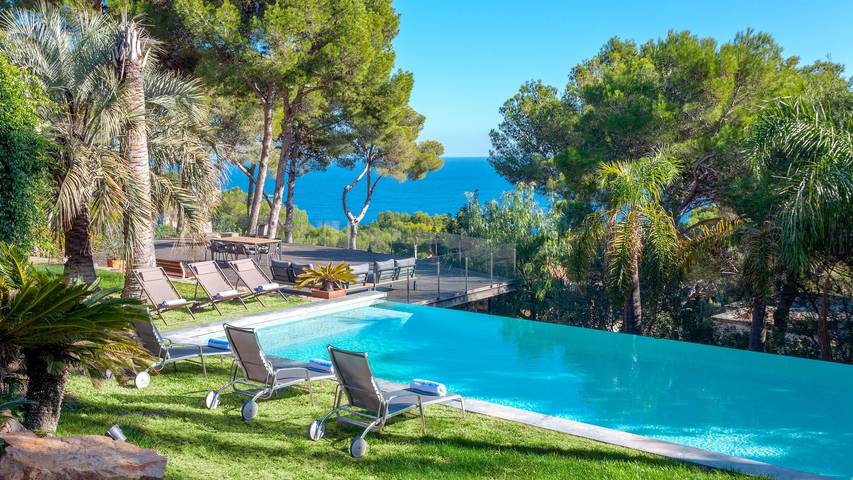 Villa pour 8 personnes, avec jardin et terrasse à Tamariu