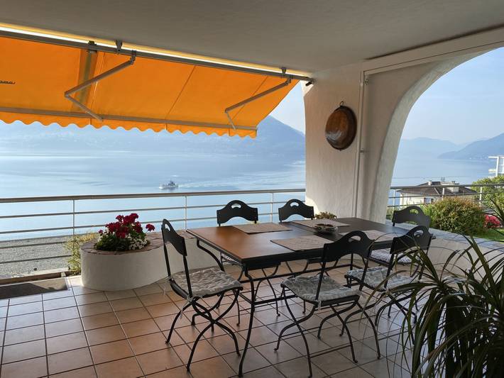 Ferienwohnung für 5 Personen, mit Terrasse und Ausblick sowie Seeblick in Brissago - 2