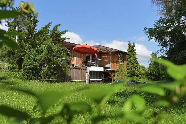 Ferienhaus für 4 Personen, mit Balkon und Garten sowie Sauna