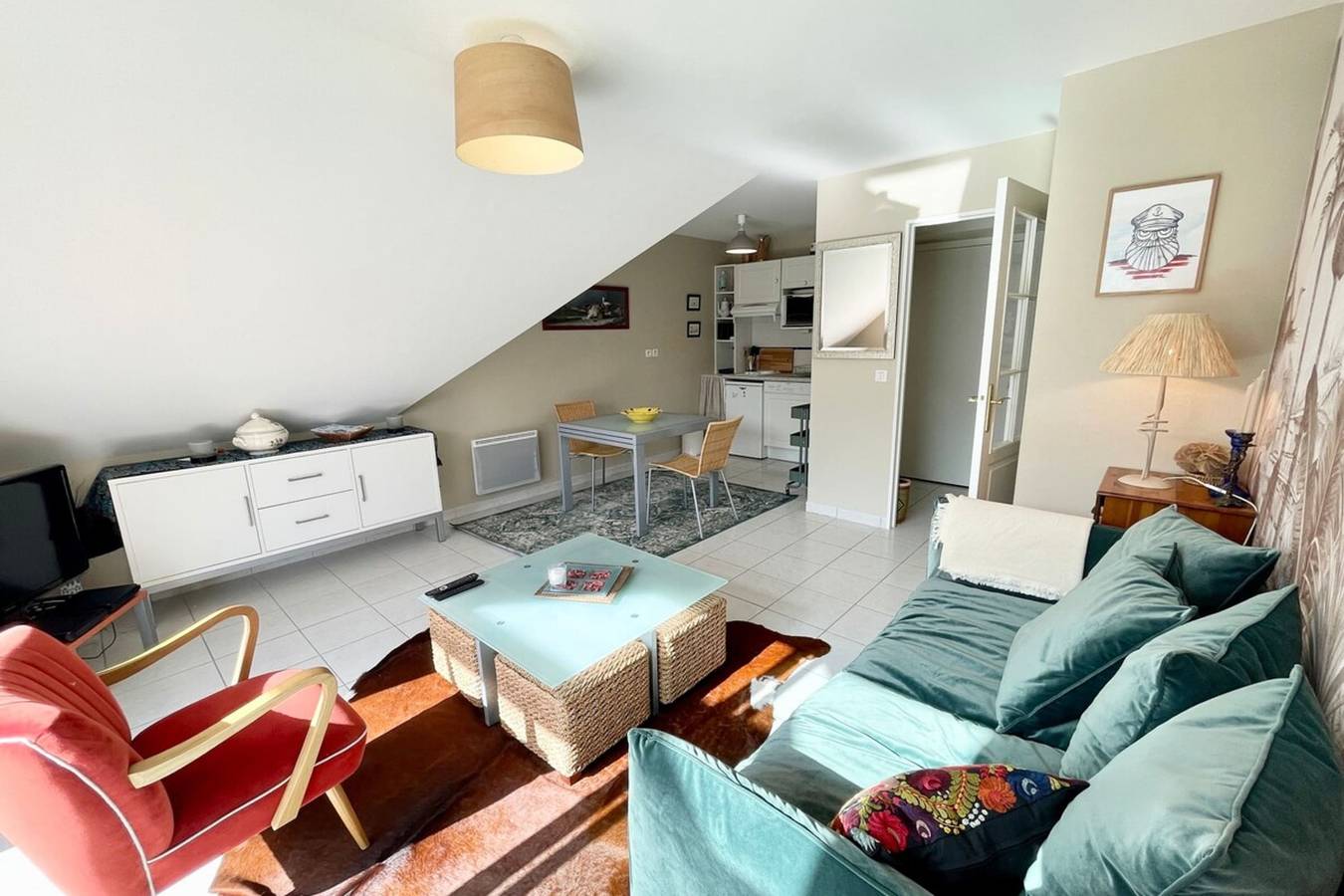 Appartement entier, T2 Top Cosy Balcon 150m des plages in Carnac Plage, Carnac