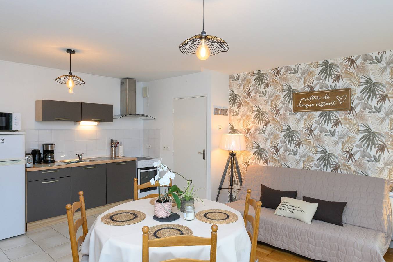 Apartamento entero, Apartamento «Laïta - Estancia en Quimperlé» con terraza privada, jardín y Wi-Fi in Quimperlé, Region de Quimper