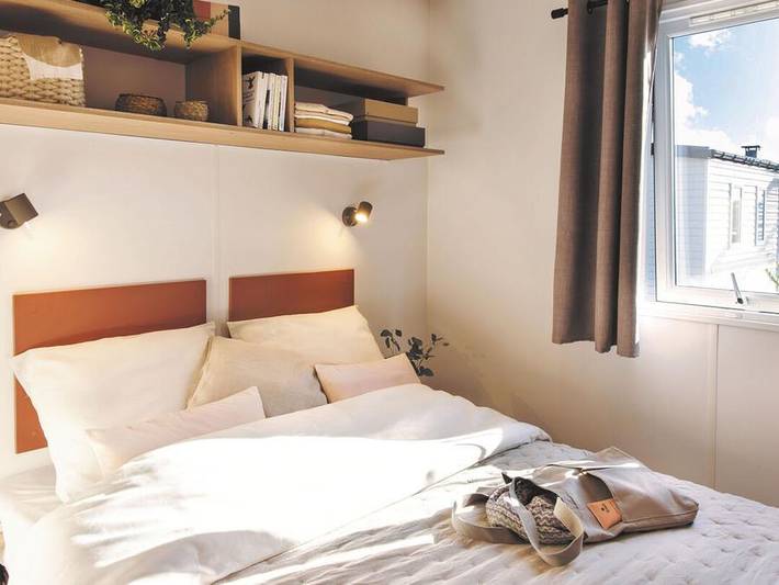 Camping Les Flots-Atlantique Village 2  - Mobilheim 4 personen - Komfort 2 Plus | Klima + 2 Sbd in Saint-Pierre-d'Oléron, Côte de Beauté