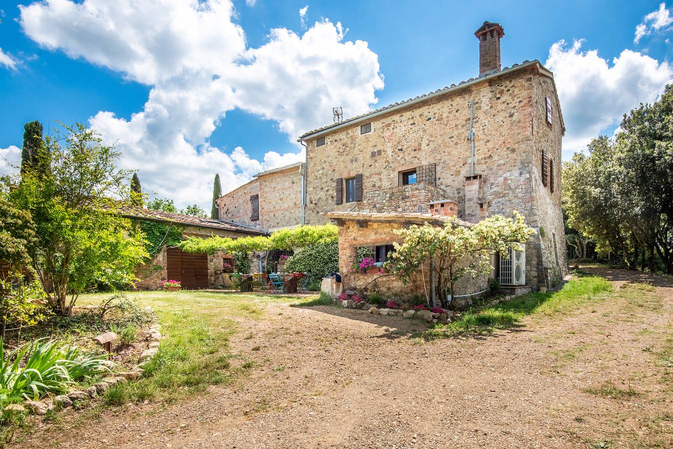 Ganze Wohnung, Apartment 'Casa Verde A Murlo' mit Gemeinschaftspool, Wlan und Klimaanlage in Murlo, Chianti