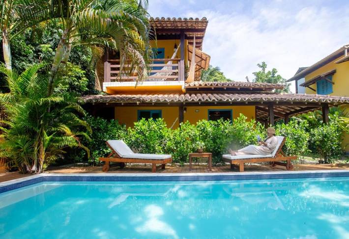 Casas e apartamentos de temporada para 2 pessoas, com jardim e piscina e ainda vista em Barra Grande