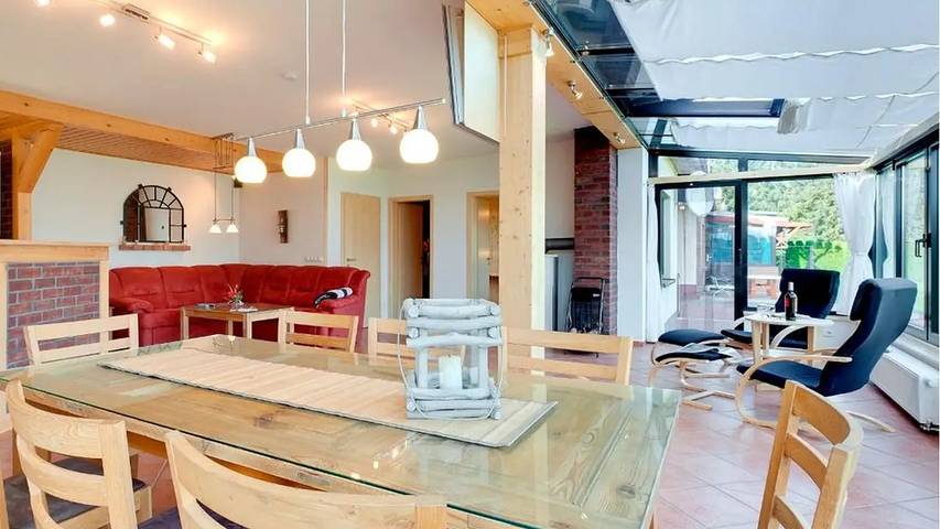 Ferienhaus für 7 Personen, mit Sauna und Terrasse in Kuchelmiß