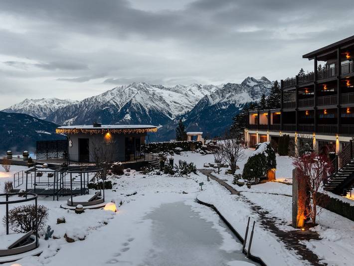 Hotel für 3 Personen, mit Balkon und Sauna sowie Garten und Ausblick, mit Haustier in Hafling