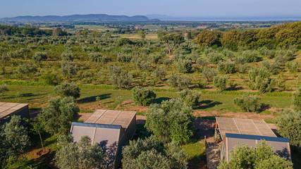 Camping für 3 Personen, mit Garten und Whirlpool in Italienische Riviera