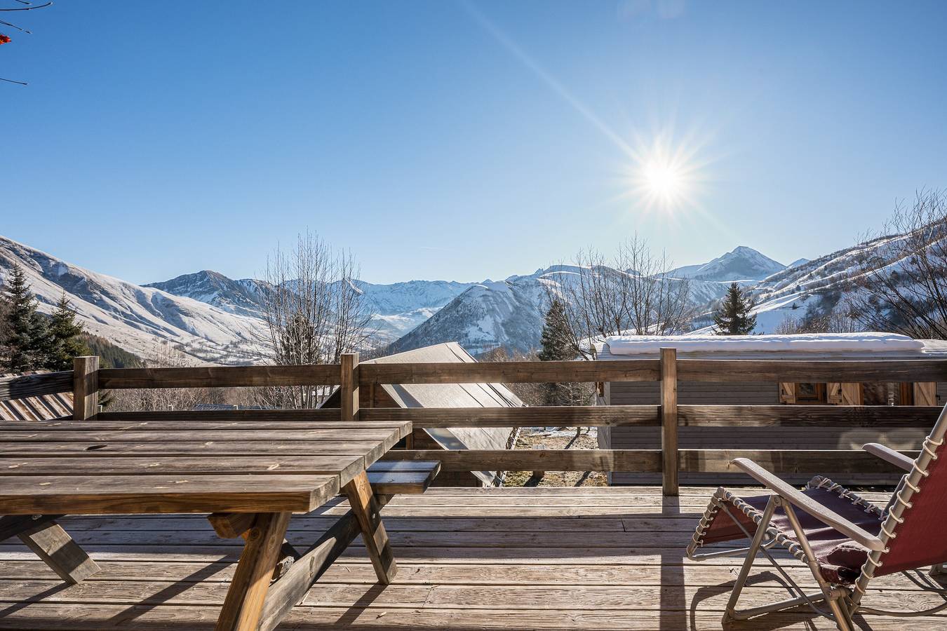 Chalet « Myrtille » avec vue sur la montagne et terrasse partagée in Saint-Sorlin-d'Arves, Région de Saint-Jean-de-Maurienne